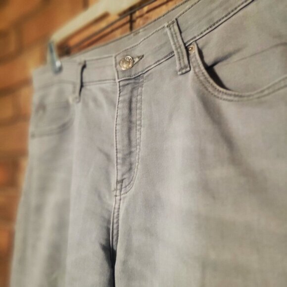 GAP Women's Girlfriend Gray Tapered Jean - Size 8/29 - Picture 2 of 12